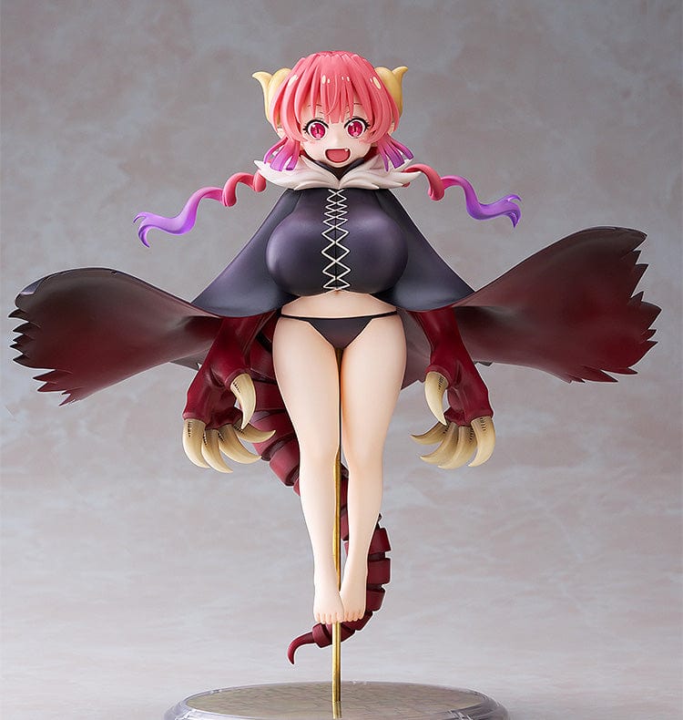 Miss Kobayashi's Dragon Maid Iruru 1/7 Scale Figure featuring Iruru in her dragon form with pink hair, wings, and claws.