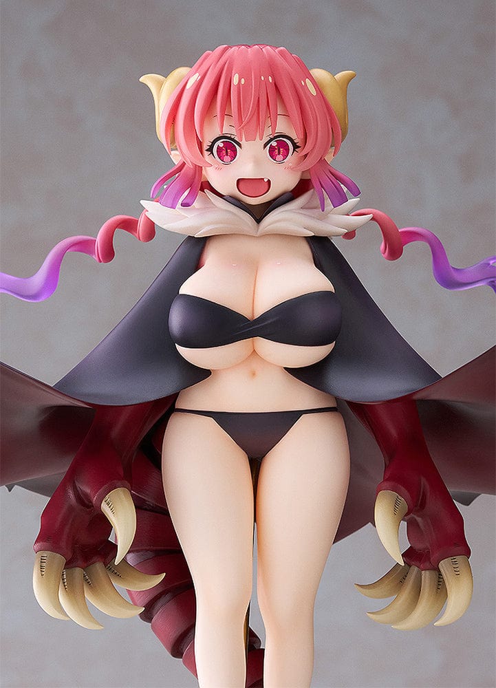 Miss Kobayashi's Dragon Maid Iruru 1/7 Scale Figure featuring Iruru in her dragon form with pink hair, wings, and claws.