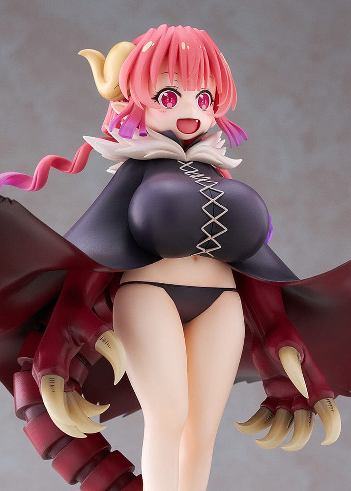 Miss Kobayashi's Dragon Maid Iruru 1/7 Scale Figure featuring Iruru in her dragon form with pink hair, wings, and claws.