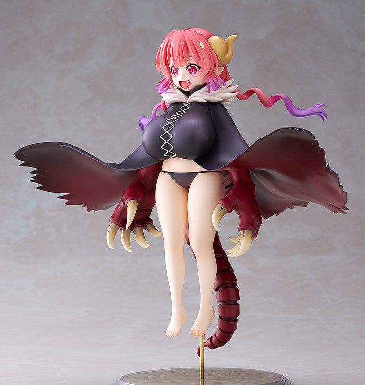 Miss Kobayashi's Dragon Maid Iruru 1/7 Scale Figure featuring Iruru in her dragon form with pink hair, wings, and claws.