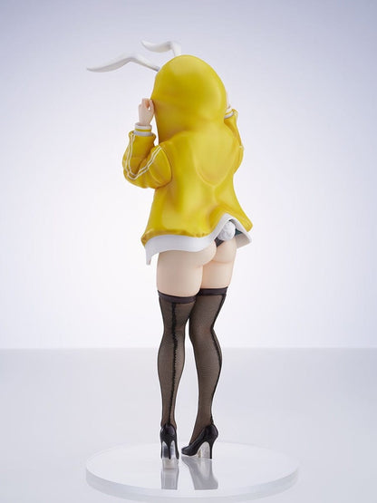 Kekemotsu Illustration Shyness Bunny Hinata 1/6 Scale Figure featuring Hinata in a yellow hoodie with bunny ears and black bikini.