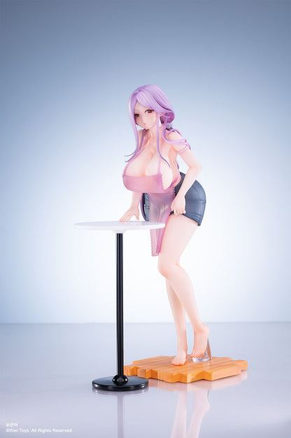  Konoshiro Illustration Kyou no Yuushoku Yuki 1/6 Scale Limited Edition Figure, featuring Yuki in a seductive pose with a detailed base, showcasing vibrant colors and intricate details, including an exclusive bonus item.