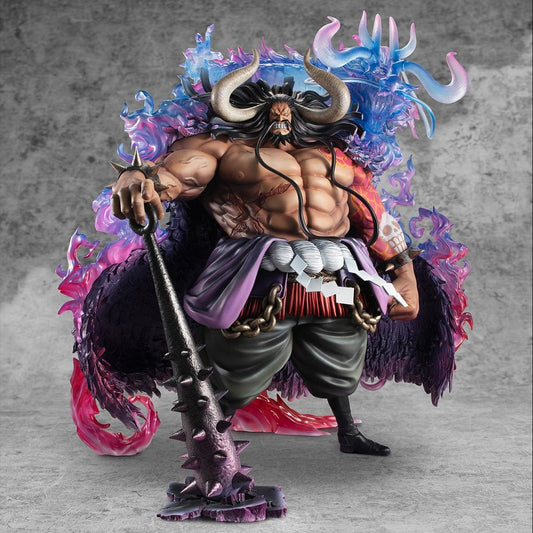 One Piece Portrait of Pirates WA-MAXIMUM Kaido the Beast Limited Edition reissue figure showcasing detailed sculpting, vibrant colors, and imposing presence.