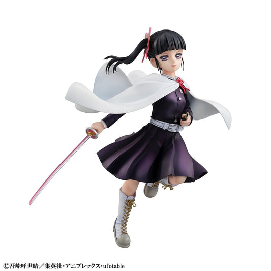 Demon Slayer Kanao Tsuyuri GALS Series figure with sword drawn and flowing cape
