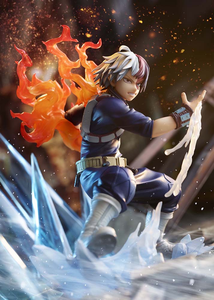 My Hero Academia Shoto Todoroki Icy-Hot 1/8 scale figure with fire and ice effects