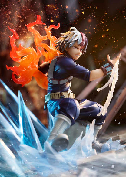 My Hero Academia Shoto Todoroki Icy-Hot 1/8 scale figure with fire and ice effects