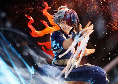 My Hero Academia Shoto Todoroki Icy-Hot 1/8 scale figure with fire and ice effects