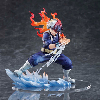 My Hero Academia Shoto Todoroki Icy-Hot 1/8 scale figure with fire and ice effects