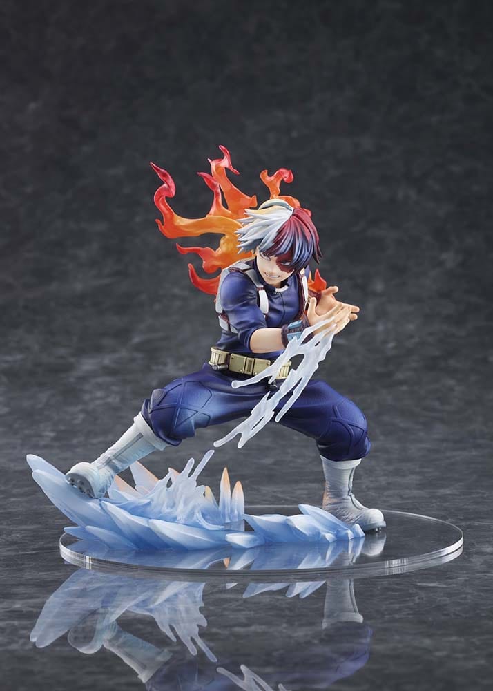 My Hero Academia Shoto Todoroki Icy-Hot 1/8 scale figure with fire and ice effects