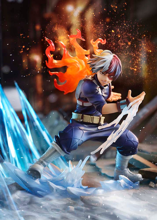 My Hero Academia Shoto Todoroki Icy-Hot 1/8 scale figure with fire and ice effects
