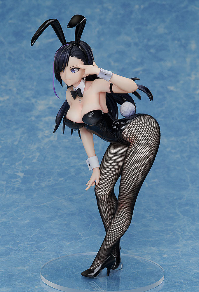 Dolphin Wave B-Style Minami Kurose (Black Bunny Ver.) 1/6 Scale Figure featuring seductive black bunny outfit, fishnet stockings, and high heels, perfect for fans and collectors.