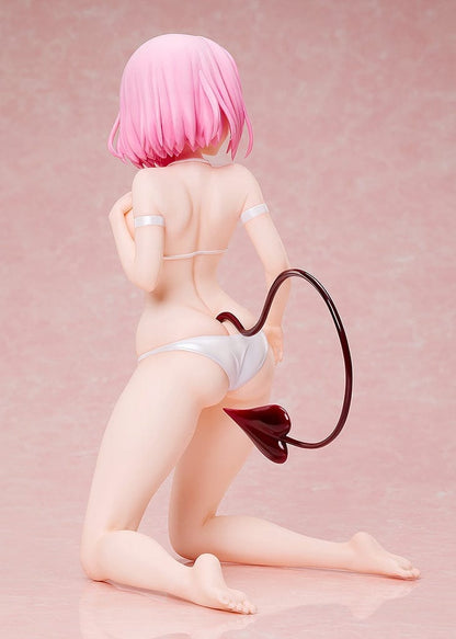 To Love-Ru Darkness B-Style Momo Belia Deviluke (Swimsuit w/ Gym Uniform Ver.) 1/4 Scale Figure, showcasing Momo in a playful kneeling pose with a swimsuit and gym uniform accessories, highlighting her charming and mischievous personality.
