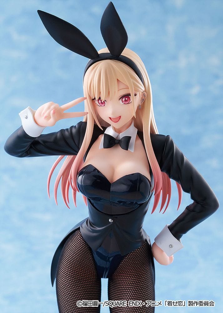 My Dress-Up Darling Marin Kitagawa Halloween Bunny Ver. figure in black bunny suit with fishnet tights