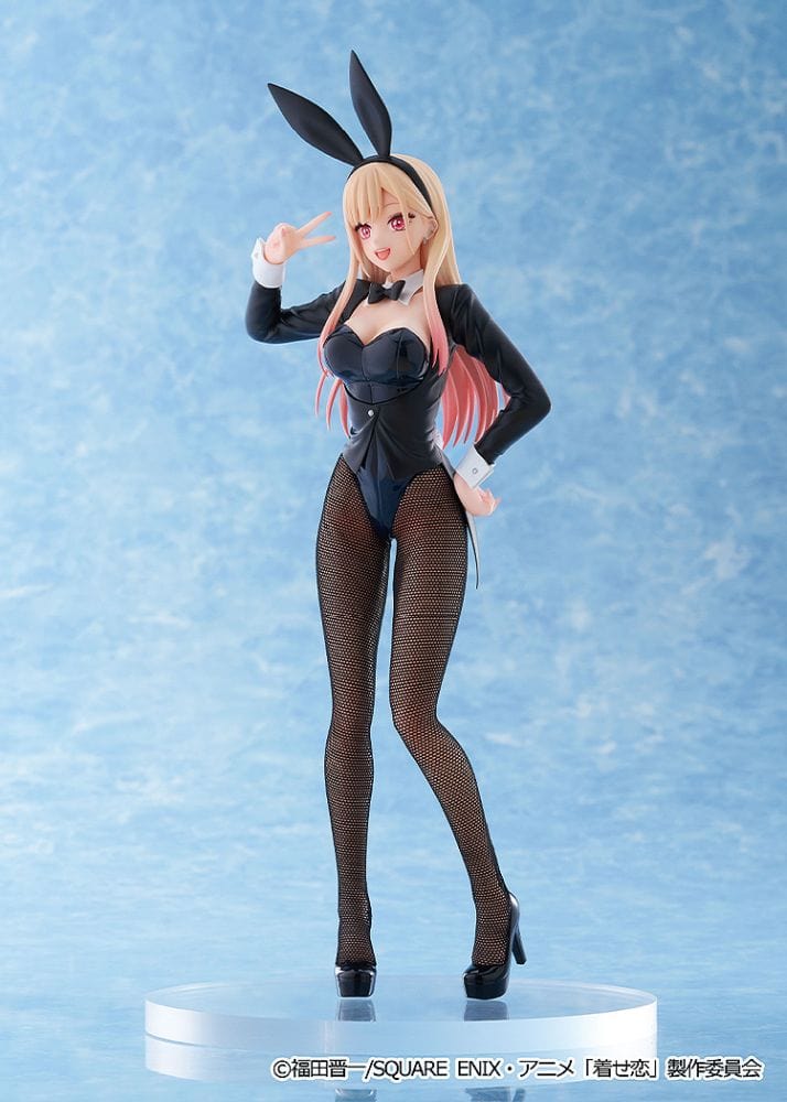 My Dress-Up Darling Marin Kitagawa Halloween Bunny Ver. figure in black bunny suit with fishnet tights