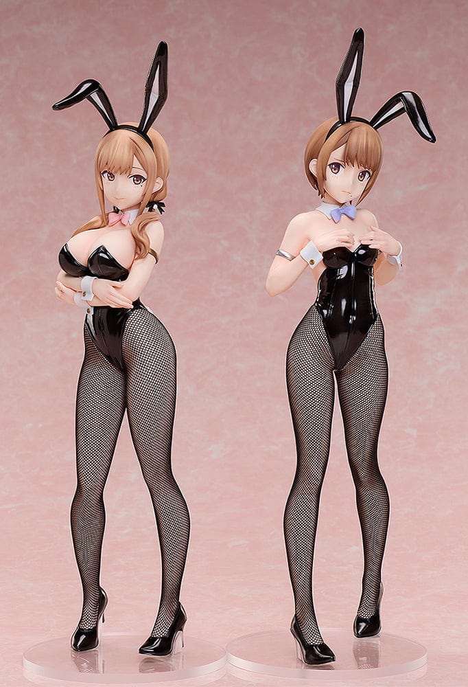 Love Is Indivisible by Twins Naori Jinguji (Bunny Ver.) 1/6 Scale Figure in black bunny suit with fishnet stockings and glossy bunny ears.