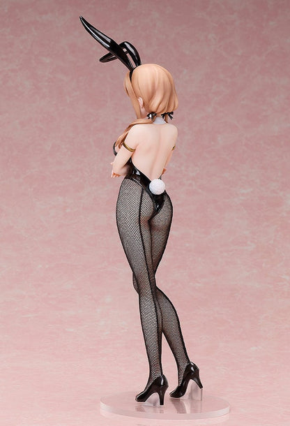 Love Is Indivisible by Twins Naori Jinguji (Bunny Ver.) 1/6 Scale Figure in black bunny suit with fishnet stockings and glossy bunny ears.