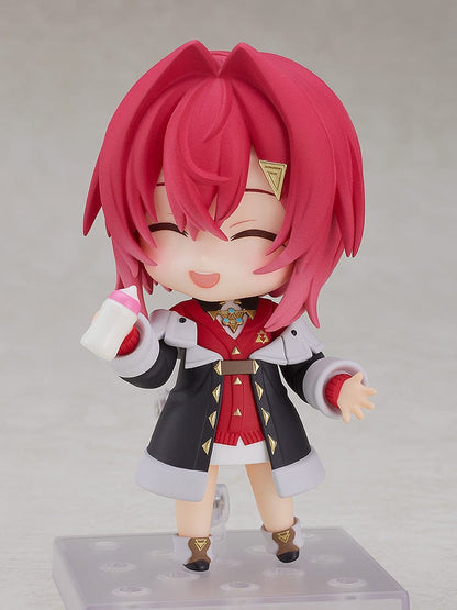 Nijisanji Nendoroid No.2489 Ange Katrina featuring her vibrant red hair and detailed outfit.