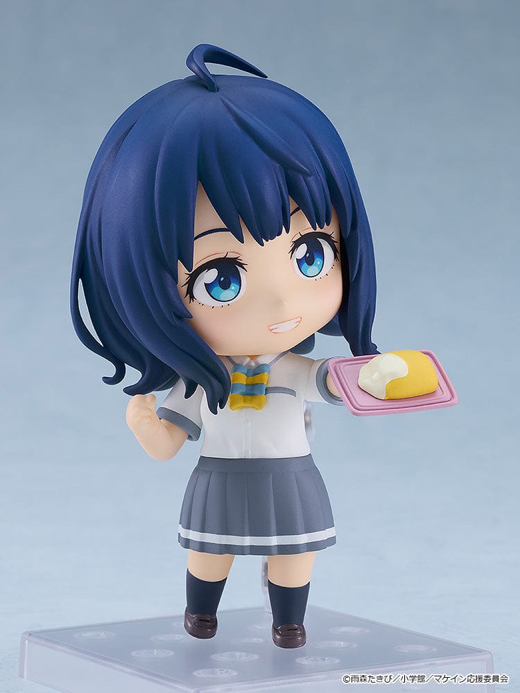 Makeine: Too Many Losing Heroines! Nendoroid No.2612 Yanami Anna in her school uniform with blue hair and expressive face.