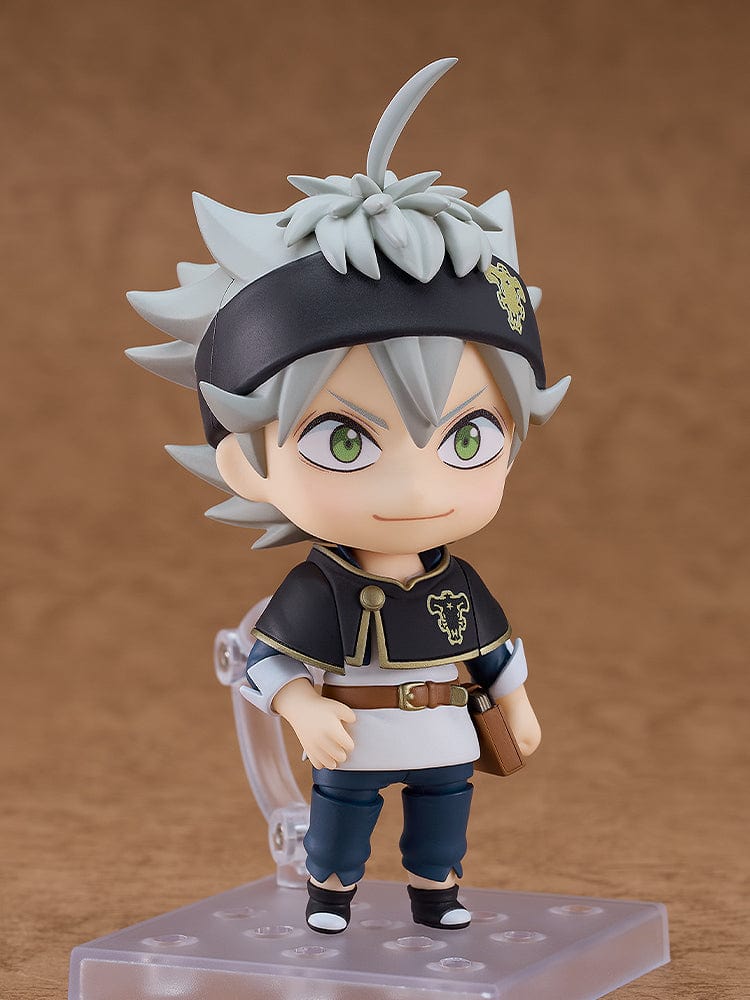 Black Clover Nendoroid No.2659 Asta with Demon Slayer Sword and Black Bulls cloak in determined pose