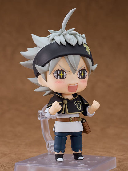 Black Clover Nendoroid No.2659 Asta with Demon Slayer Sword and Black Bulls cloak in determined pose