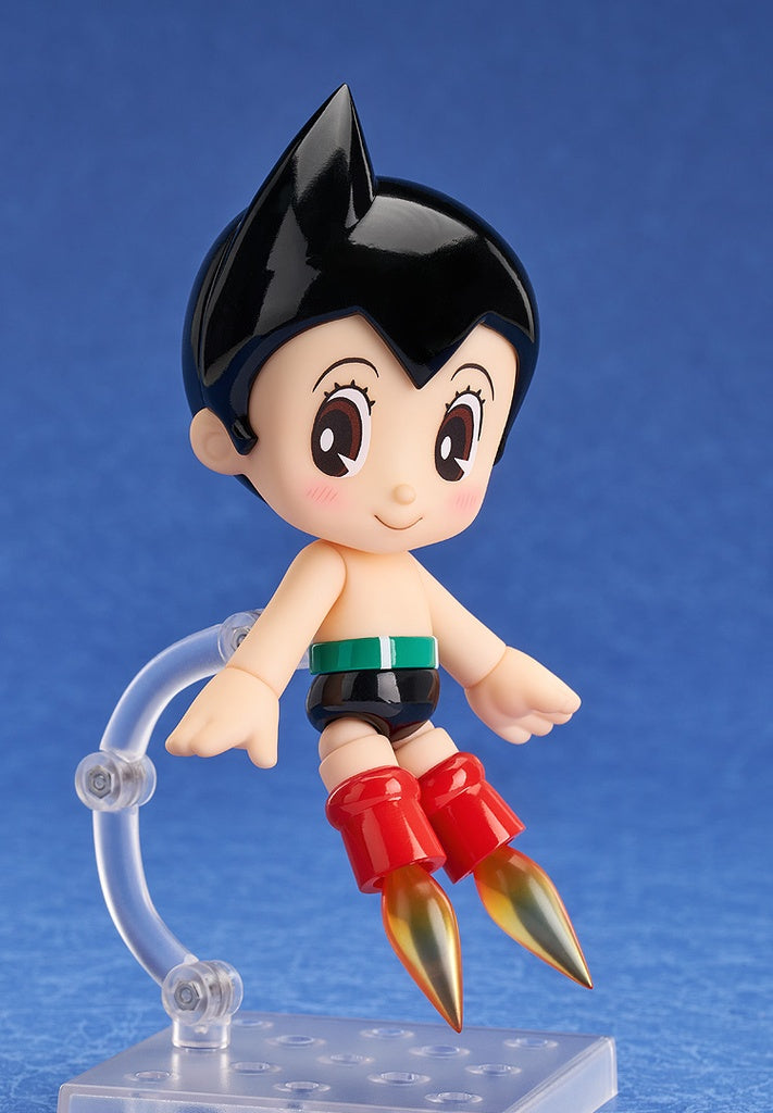 Astro Boy Nendoroid No.2450 - Detailed figure of Astro Boy with interchangeable parts and accessories, featuring his classic design with jet-powered boots and red trunks.