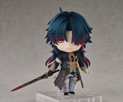  Honkai: Star Rail Nendoroid No.2607 Blade figure with dark coat, red eyes, and detailed sword.