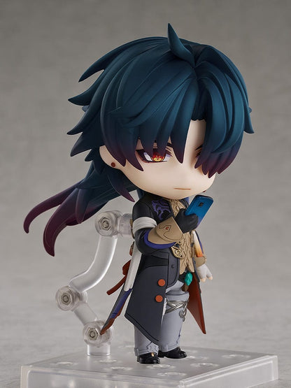  Honkai: Star Rail Nendoroid No.2607 Blade figure with dark coat, red eyes, and detailed sword.