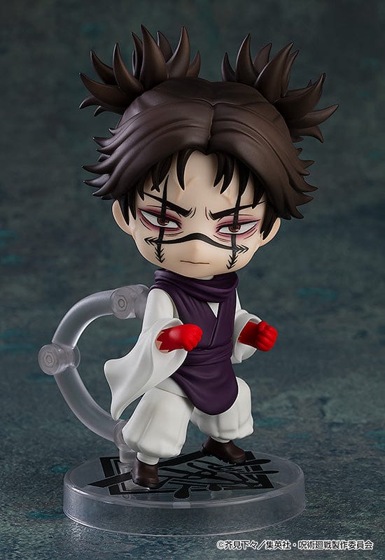 Jujutsu Kaisen Nendoroid No.2290 Choso, an adorable and detailed collectible figure showcasing the character Choso from the popular anime series Jujutsu Kaisen. With expressive features and meticulous design, this Nendoroid is a must-have for fans and collectors, capturing Choso's unique personality in delightful miniature form.