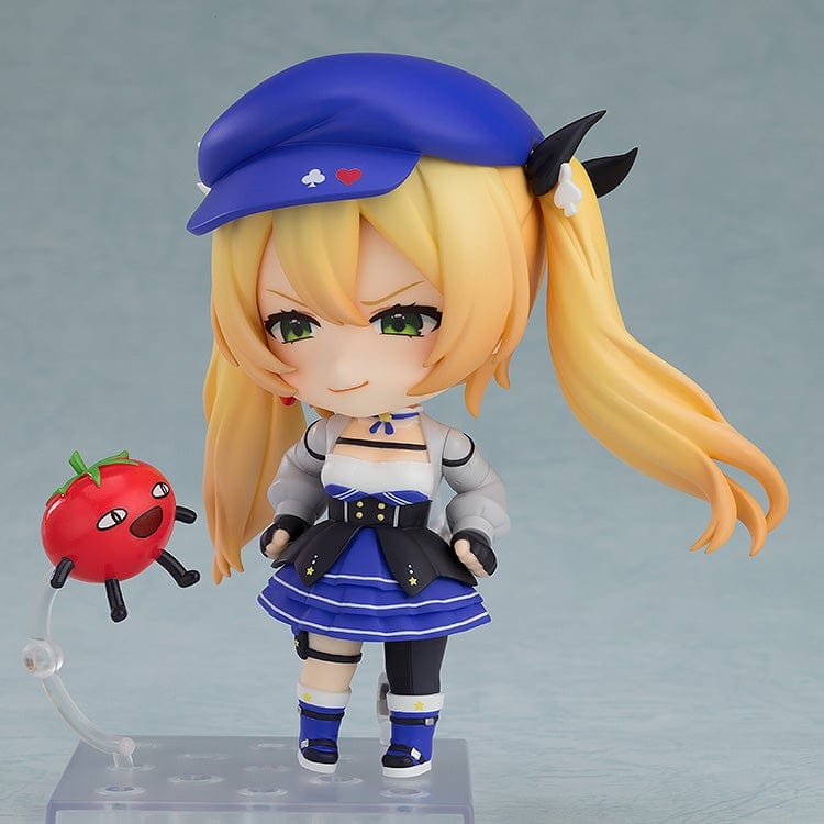 VTuber Nendoroid No.2685 Dokibird featuring companions Tomato, Crow, and Chick, posed dynamically with a cheerful expression.