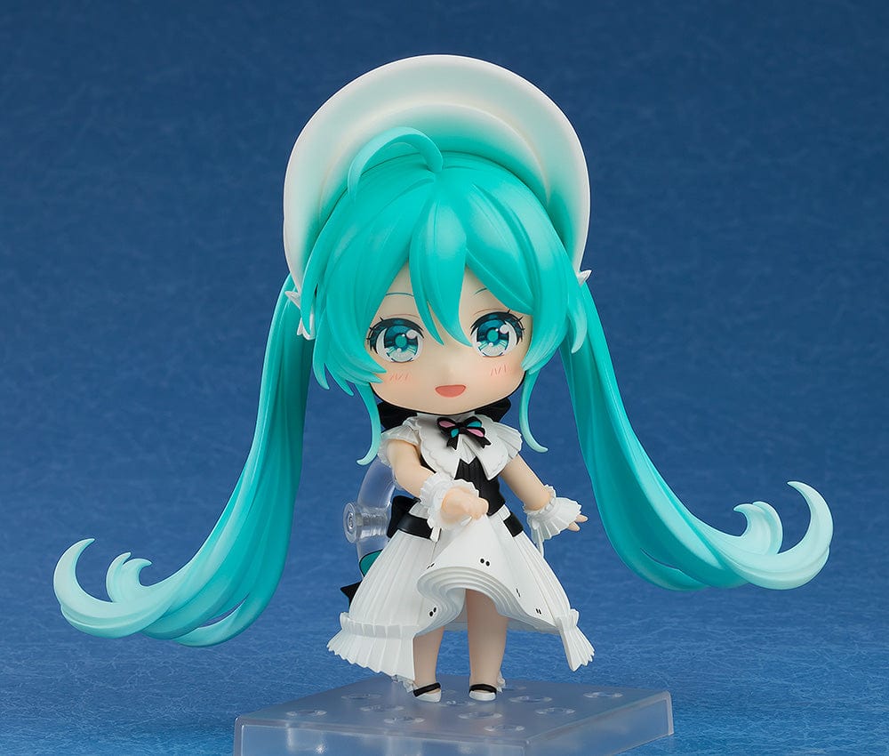 Vocaloid Nendoroid No.2490 Hatsune Miku Symphony (2023 Ver.), featuring Miku in a symphony-themed outfit with turquoise hair and expressive eyes, standing in a cute and dynamic pose.