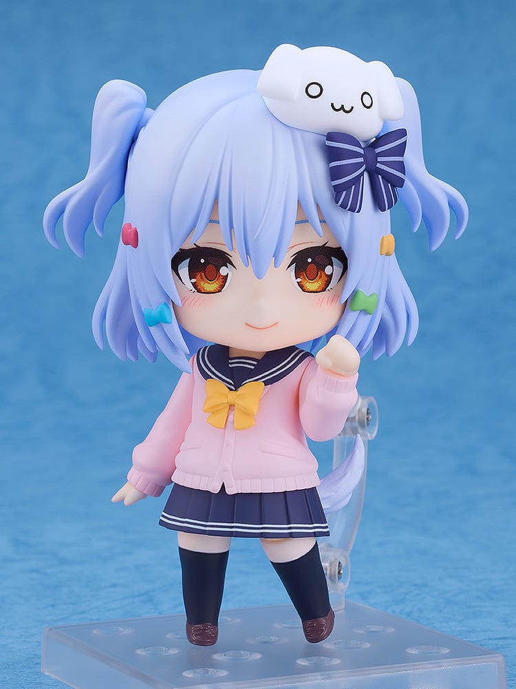 NoriPro Nendoroid No.2613 Inuyama Tamaki figure with sailor uniform and dog accessory.