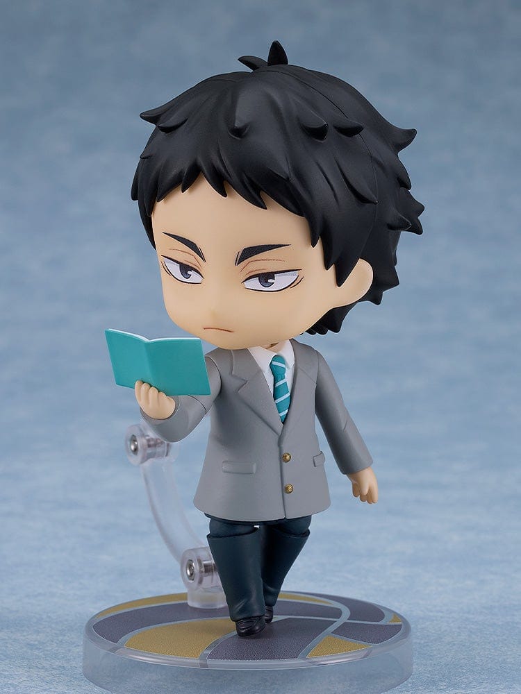 Nendoroid Keiji Akaashi in his school uniform from Haikyu!! featuring detailed design and a calm expression.