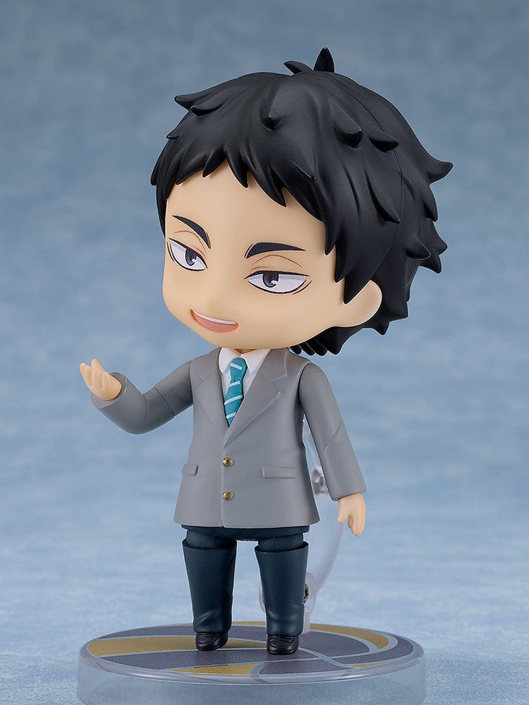 Nendoroid Keiji Akaashi in his school uniform from Haikyu!! featuring detailed design and a calm expression.