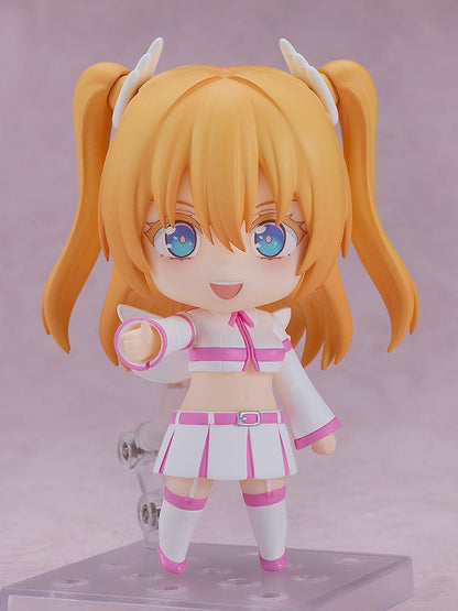 2.5 Dimensional Seduction Nendoroid No.2614 Liliel Angel Costume figure with twin ponytails and white-pink outfit.