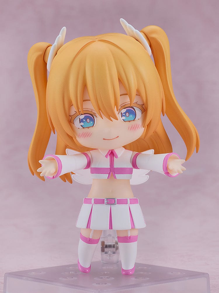 2.5 Dimensional Seduction Nendoroid No.2614 Liliel Angel Costume figure with twin ponytails and white-pink outfit.