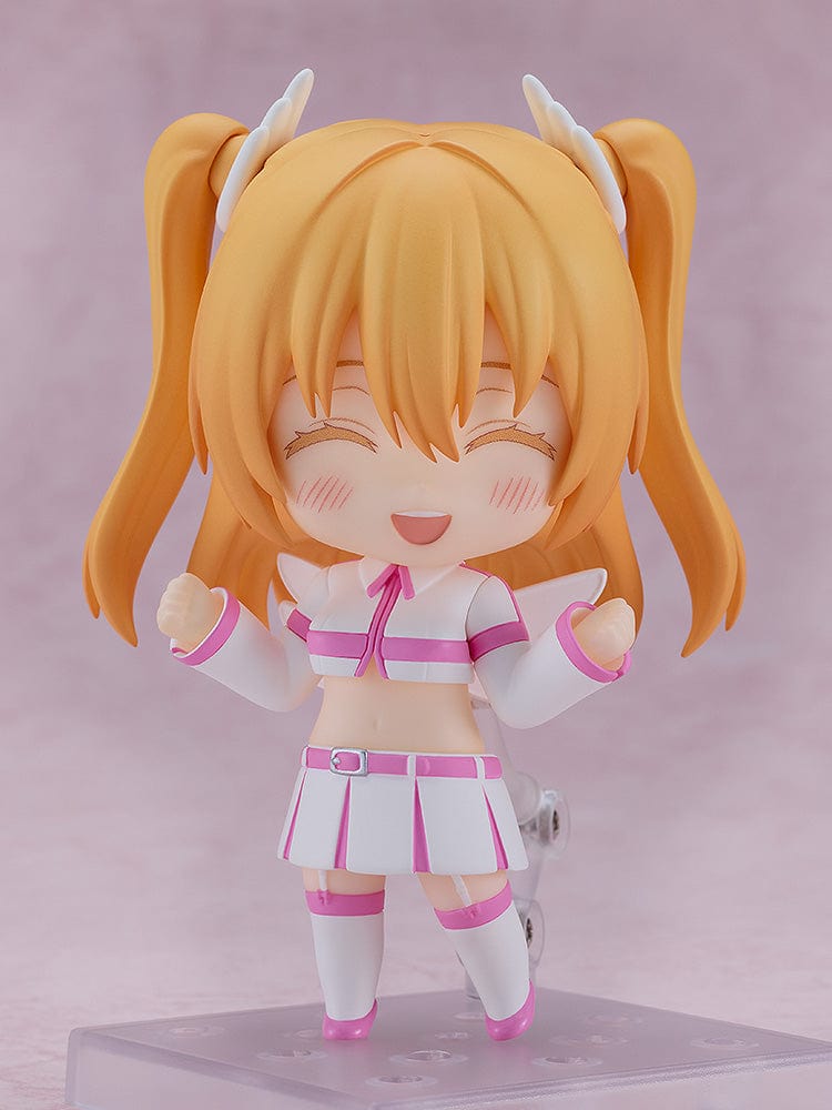 2.5 Dimensional Seduction Nendoroid No.2614 Liliel Angel Costume figure with twin ponytails and white-pink outfit.