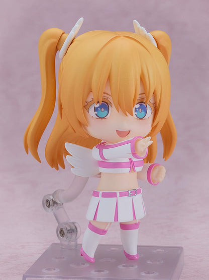 2.5 Dimensional Seduction Nendoroid No.2614 Liliel Angel Costume figure with twin ponytails and white-pink outfit.