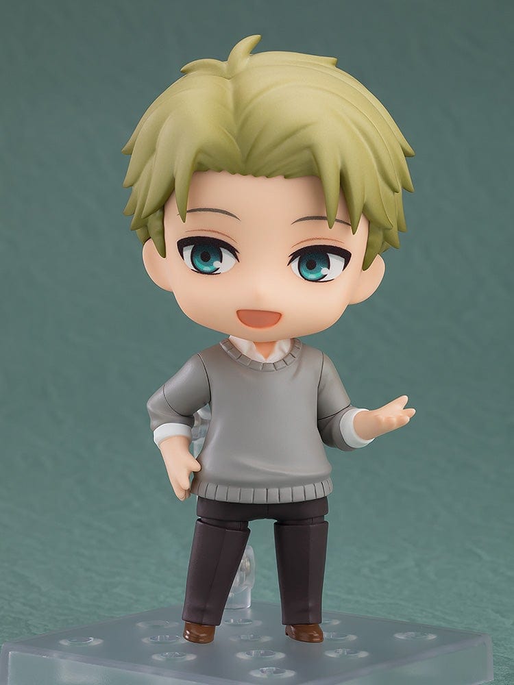 Spy x Family Nendoroid No.2663 Loid Forger Casual Outfit Ver. featuring a posable design with a gray sweater and dark pants.