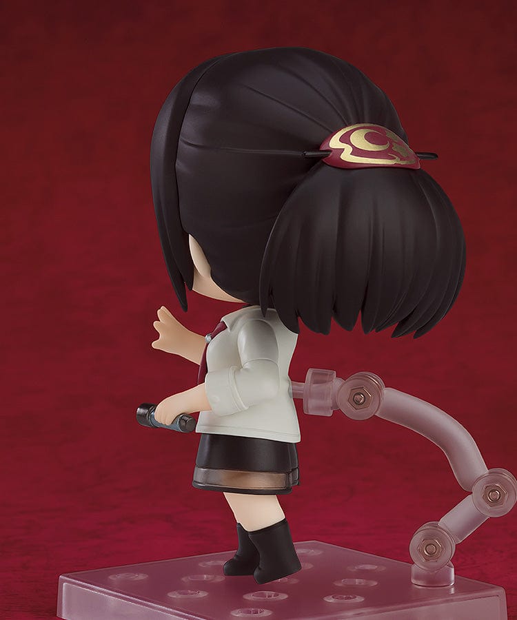 Fatal Frame Nendoroid No.2642 Miku Hinasaki, featuring Miku in her classic school uniform with expressive eyes and a detailed, chibi-style design.