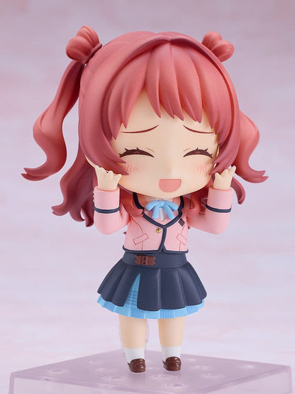 Gakuen Idolmaster Nendoroid No.2631 Saki Hanami in school uniform with red hair and cheerful expression.