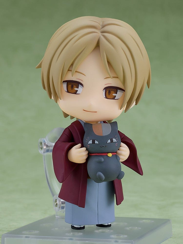 Natsume Yujin-cho Takashi Natsume & Nyanko Sensei Nendoroid in traditional clothing, holding the Book of Friends with detailed accessories.