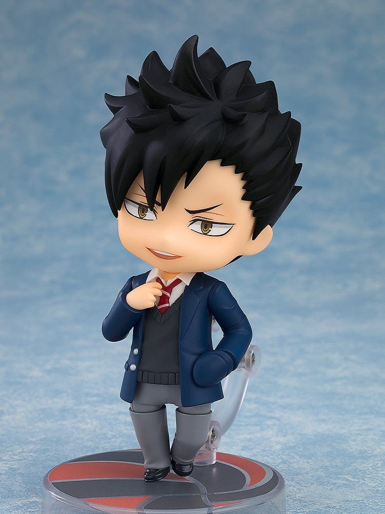 Haikyu!! Nendoroid No.2661 Tetsuro Kuroo in school uniform with confident smirk and spiky black hair