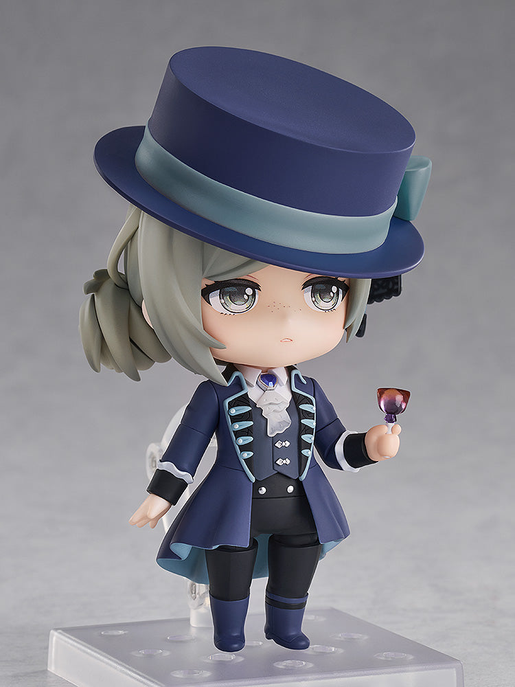 Reverse: 1999 Nendoroid No.2508 Vertin figure, featuring Vertin in a detailed outfit, holding a suitcase.