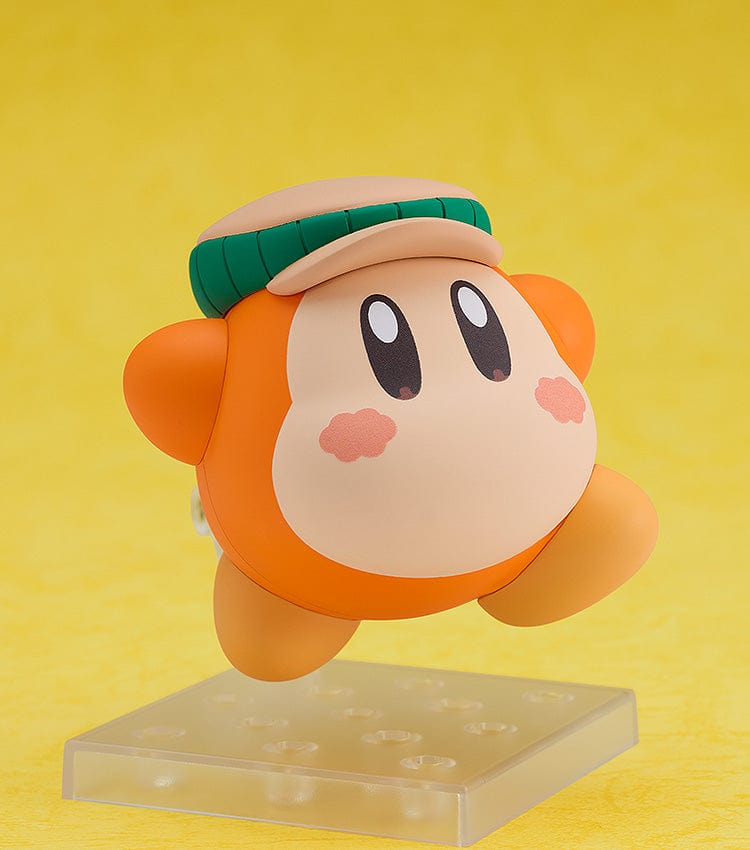 Kirby Nendoroid No.2599 Waddle Dee Café Ver. figure holding a tray with food in a cute chef outfit.