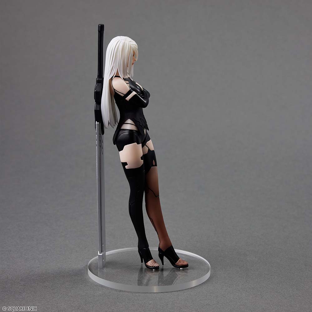 NieR: Automata Form-Ism A2 (YoRHa No.2 Type A) Figure in a striking pose, showcasing her fierce and enigmatic presence.