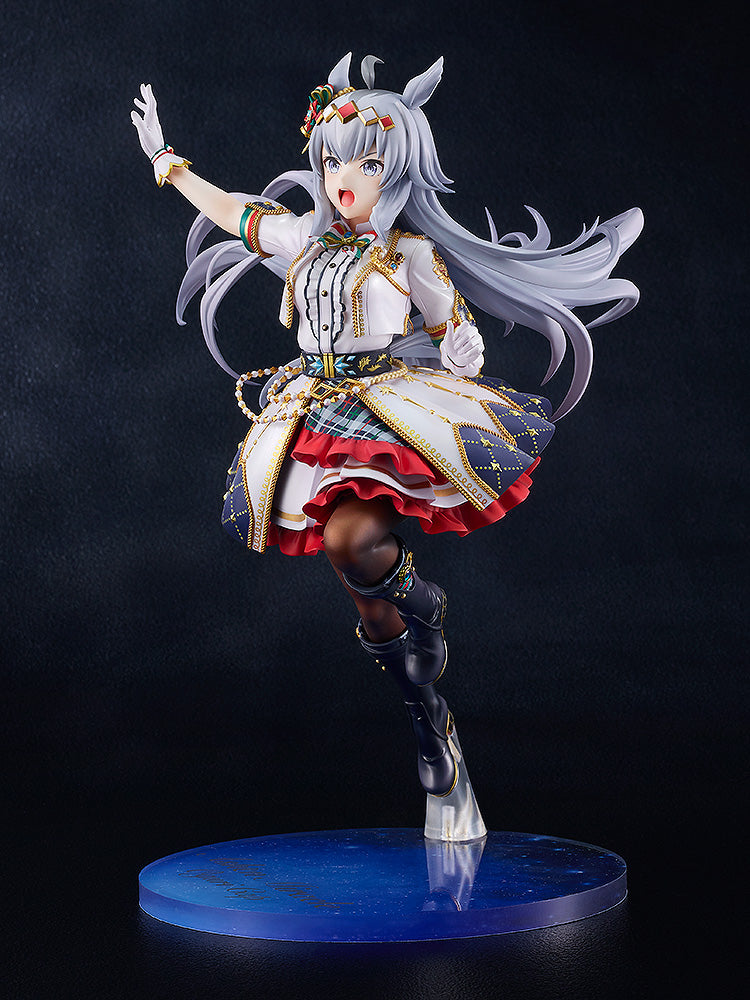 Uma Musume: Pretty Derby Oguri Cap (Ashen Miracle) 1/7 Scale Figure featuring dynamic pose, flowing silver hair, and intricately designed outfit, perfect for fans and collectors.