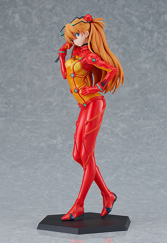 Rebuild of Evangelion PLAMAX Asuka Shikinami Langley Model Kit (Reissue) featuring Asuka in her striking red plugsuit, standing in a dynamic pose, perfect for fans and model kit enthusiasts.
