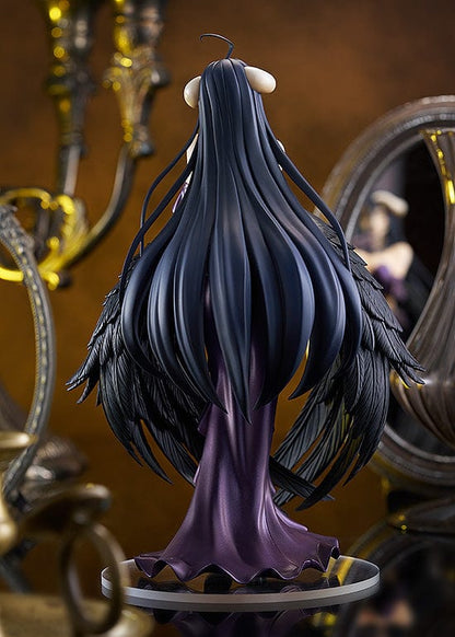 Overlord Pop Up Parade Albedo (Dress Ver.) - A captivating collectible figure featuring Albedo in a stunning dress variant, showcasing meticulous detail and vibrant colors in the Pop Up Parade series.