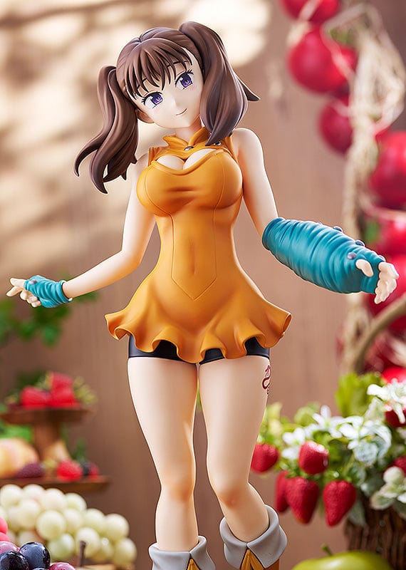 Pop Up Parade XL Diane from The Seven Deadly Sins: Dragon's Judgement, a collectible figure featuring the character Diane in her larger form, ready for battle.
