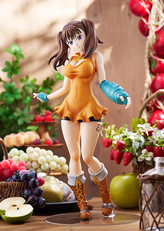 Pop Up Parade XL Diane from The Seven Deadly Sins: Dragon's Judgement, a collectible figure featuring the character Diane in her larger form, ready for battle.